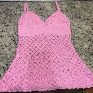 Heart Soul Pink Knit Top size medium